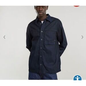 G-Star 1-Pocket Regular Denim Shirt – Worn In Adrift Cobler – Size Large – NWT